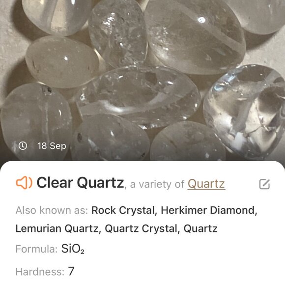2/$20, Natural Clear Quartz Pendant, Large Tumbled Genuine Gemstone Pendant - Picture 10 of 11